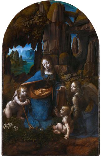 La Virgen de las Rocas, 1492-1508, National Gallery Londres, ©Nationalgallery.org.uk