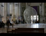 Mist, Jaume Plensa, 2015, San Giorgio Maggiore Venecia, ©Jaumeplensa.com