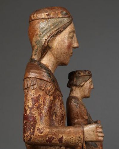 Detalle Virgen con el Niño