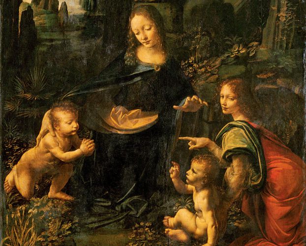 La Virgen de las Rocas, 1483-86, Museo del Louvre, París, ©Louvre.fr