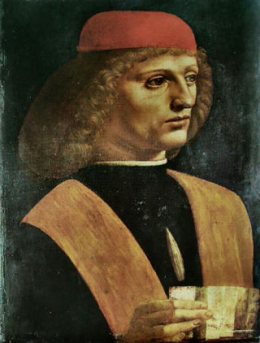 Retrato de un músico, 1490, Pinacoteca Ambrosiana Milan, ©Ambrosiana.it