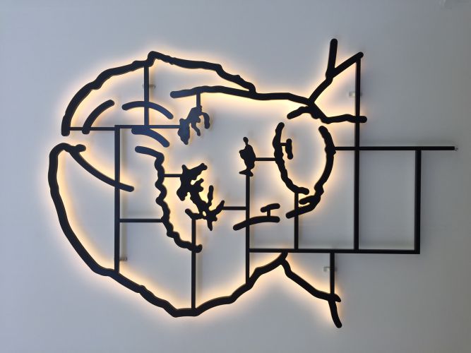 Angela Merkel, Los Carpinteros, 2014, Galería Peter Kilchmann, Suiza, ©Peterkilchmann.com