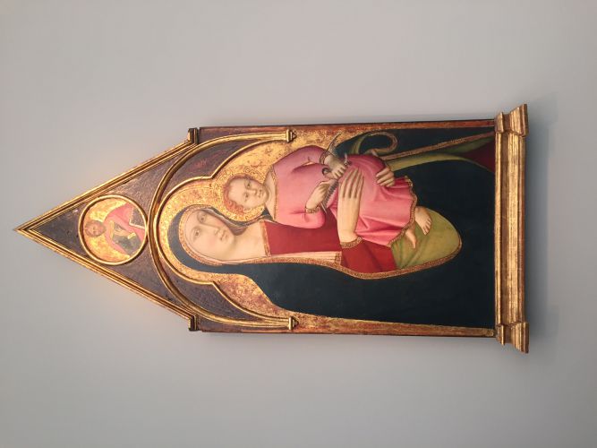 Virgen con el niño bendiciendo, Luca di Tomme, S.XIV, Moretti Fine Art Gallery, ©Morettigallery.com