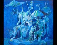 El Pescador, Heinrik Campendonk, 1948, Galeria Alon Zakaim, Londres, ©Alonzakaim.com