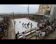 Pista Hielo en el Malecon de La Habana, Duke Riley, 2015, ©Bienalhabana.cult