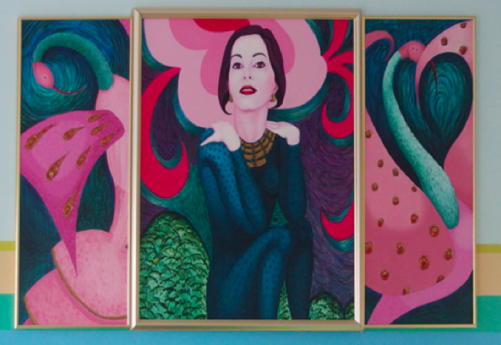 Retrato Nina Menocal, Obsesión Gigantes, 1992, Galería Nina Menocal, ©Ninamenocal.com